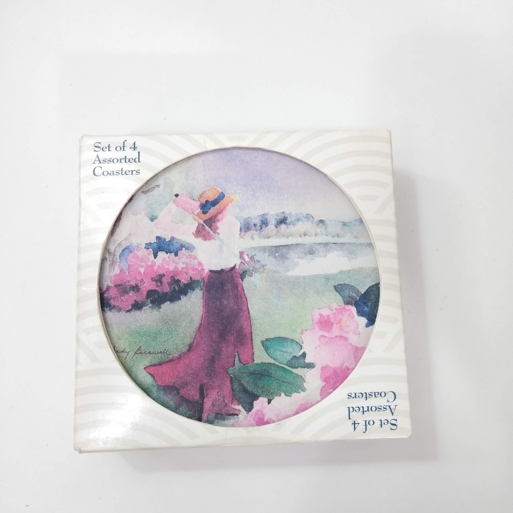 Vintage CoasterStone Golf Coasters NIB
